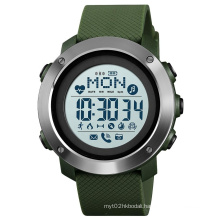 SKMEI 1511/1512 mens sport wrist watch ABS/stainless steel case digital watch with compass